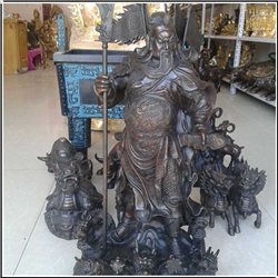 一米關(guān)公雕塑鑄造 一米關(guān)公雕塑鑄造