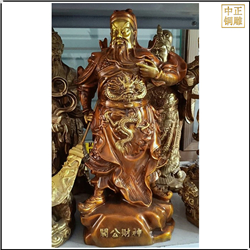 鑄銅關(guān)公雕塑制作 鑄銅關(guān)公雕塑制作