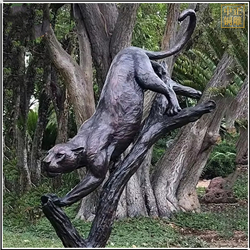 大型豹子景觀雕塑定制 大型豹子景觀雕塑定制