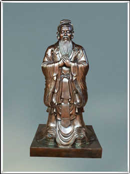 鑄銅孔子銅像 鑄銅孔子銅像