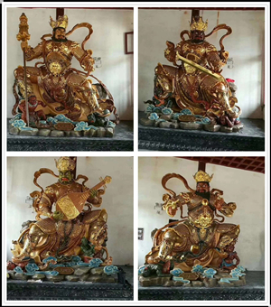 三米高鑄銅四大天王 三米高鑄銅四大天王