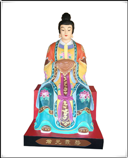 鑄銅碧霞元君雕塑 鑄銅碧霞元君雕塑