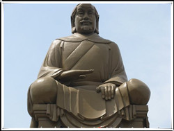 銅雕赤山明神坐像 銅雕赤山明神坐像