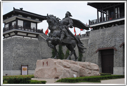 廣場(chǎng)古代人物雕塑 廣場(chǎng)古代人物雕塑