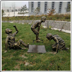 小孩下象棋景觀小品 小孩下象棋景觀小品