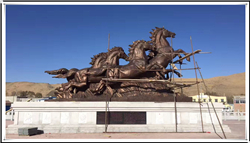 旅游景點(diǎn)銅馬雕塑 旅游景點(diǎn)銅馬雕塑