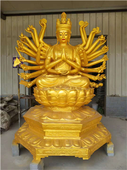 坐像千手觀音雕塑 坐像千手觀音雕塑