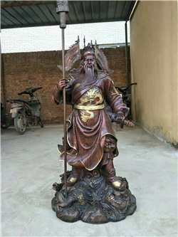 鎏金銅關(guān)公 鎏金銅關(guān)公