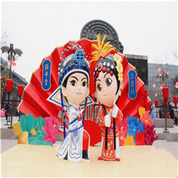廣場卡通戲曲雕塑 廣場卡通戲曲雕塑