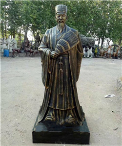 玻璃鋼諸葛亮雕塑 玻璃鋼諸葛亮雕塑