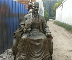 定做諸葛亮銅雕塑 定做諸葛亮銅雕塑