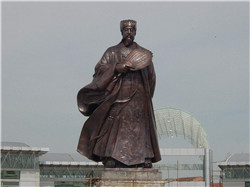 諸葛亮銅雕塑 諸葛亮銅雕塑
